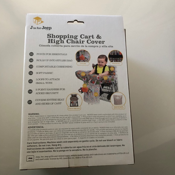 Jeep Accents Jeep 2in Shopping Cart Cover High Chair Cover Poshmark